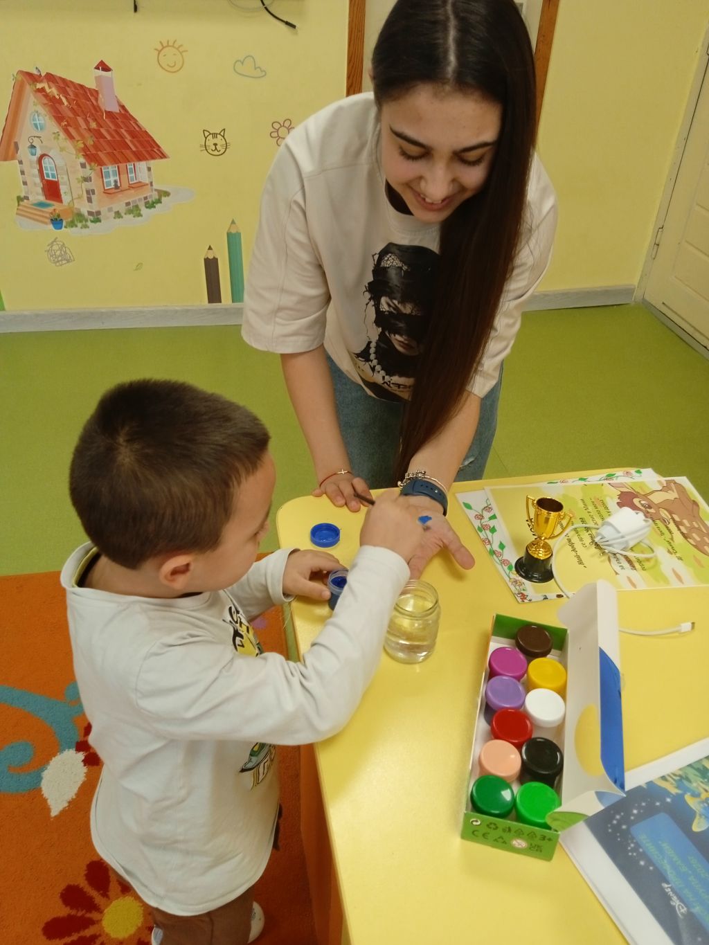 Гимнастичката Лорена Чотова - специален гост в група "Бамби" 15