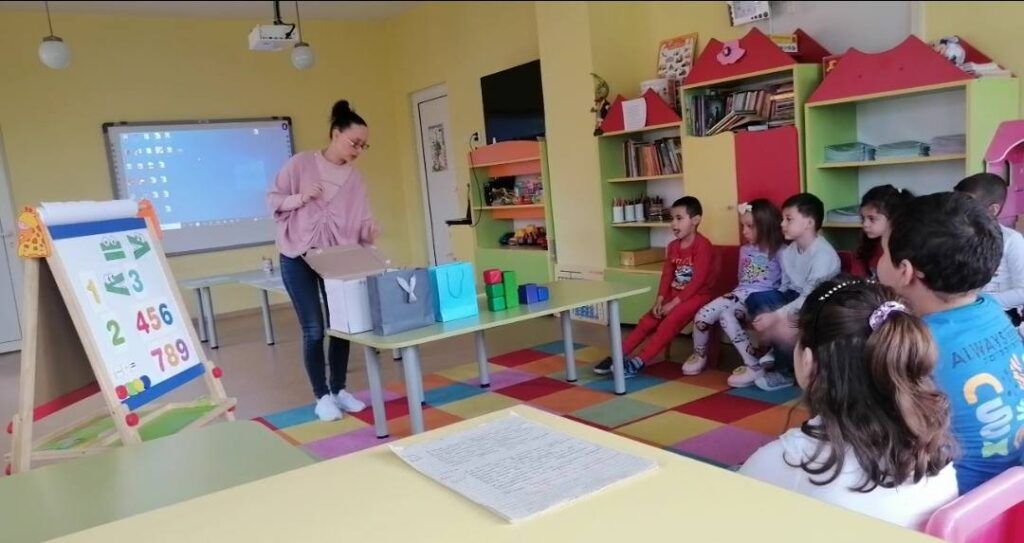 Открита педагогическа ситуация по математика в група Веселушко - ДГ Слънце - Златица